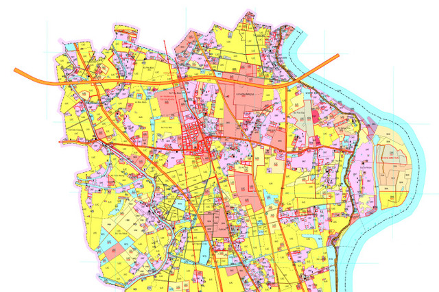 Bản đồ quy hoạch của huyện Thường Tín