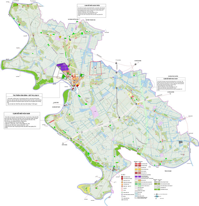 Bản đồ quy hoạch huyện Ứng Hòa chi tiết và tổng quan nhất
