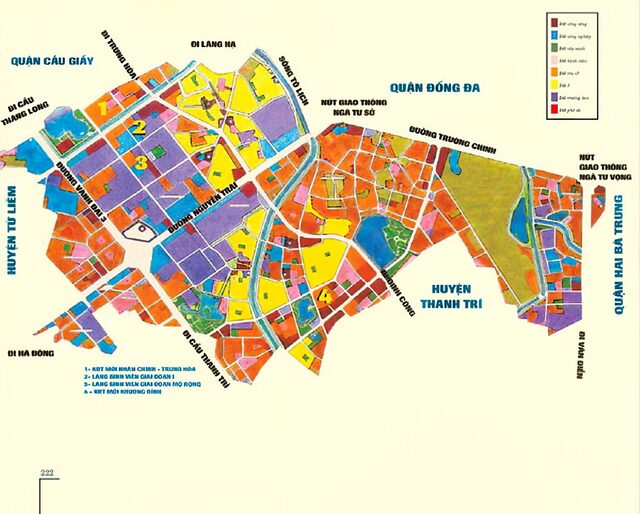 Bản đồ quy hoạch quận Thanh Xuân đã được phê duyệt nhiều dự án nâng cấp từ giao thông, cơ sở hạ tầng, khu đô thị, tạo dựng quan cảnh thiên nhiên khác.