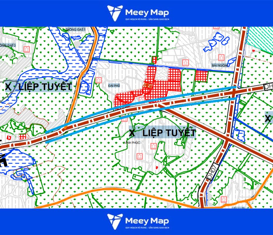 Bản đồ quy hoạch xã Liệp Tuyết, Huyện Quốc Oai