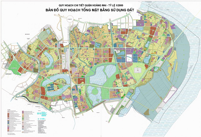 Thông tin hạng mục quy hoạch quận Hoàng Mai chi tiết