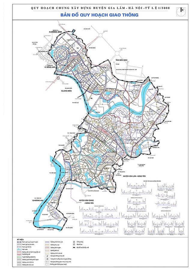Bản đồ quy hoạch huyện Gia Lâm