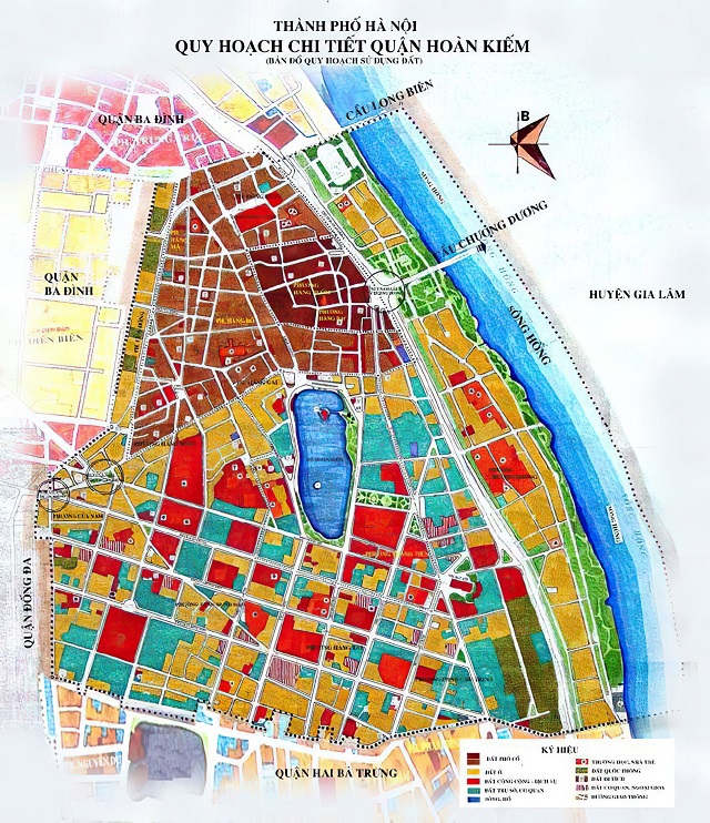 Bản đồ quy hoạch quận Hoàn Kiếm