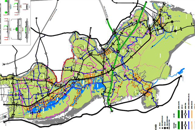 Bản đồ quy hoạch giao thông của huyện Mỹ Đức tập trung nâng cấp và cải tạo các tuyến đường quan trọng kết nội huyện và trung tâm Hà Nội