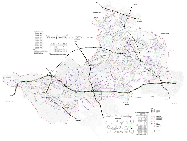 Bản đồ quy hoạch tuyến đường cấp nội bộ
