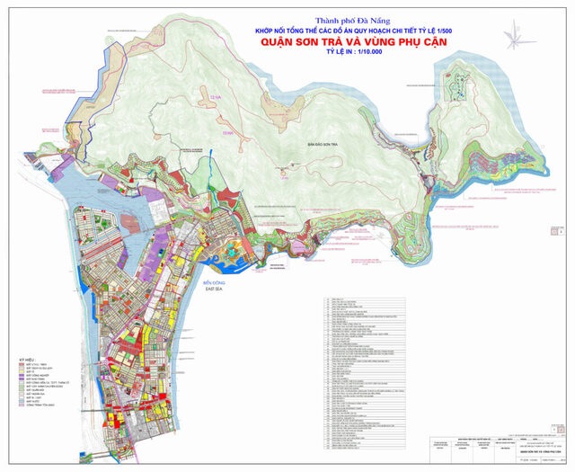 Bản đồ quy hoạch Sơn Trà và các vùng phụ cận khác nằm trong kế hoạch quy hoạch của thành phố đến năm 2030