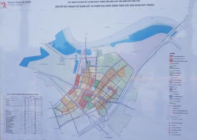 Bản đồ quy hoạch của huyện Tiên Lãng