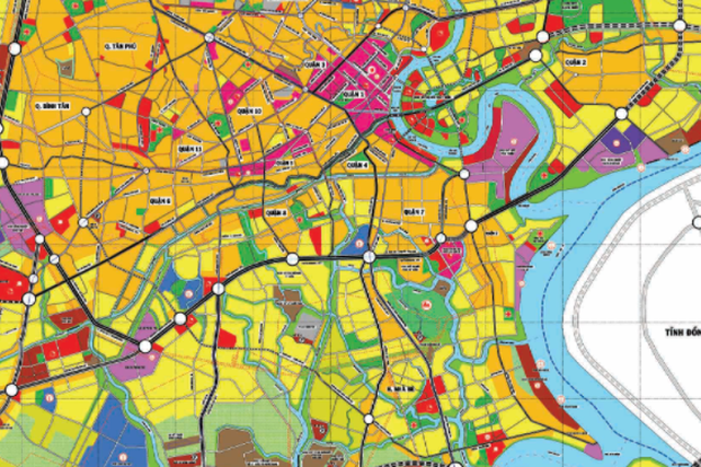 Bản đồ quy hoạch giao thông quận 7