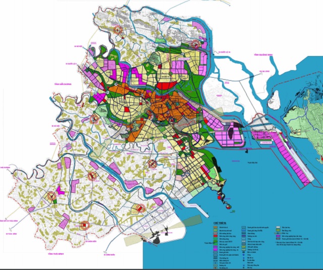 Bản đồ quy hoạch huyện An Dương Hải Phòng nằm trong sơ đồ quy hoạch tầm nhìn đến năm 2050 của thành phố
