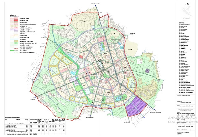 Bản đồ quy hoạch huyện Hiệp Hòa Bắc Giang đến năm 2025