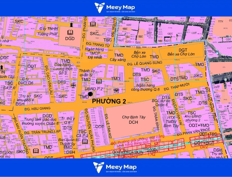 Bản đồ quy hoạch Quận 6, Hồ Chí Minh| Những thông tin mà bạn cần nắm lòng 23 Bản đồ quy hoạch phường 2 quận 6
