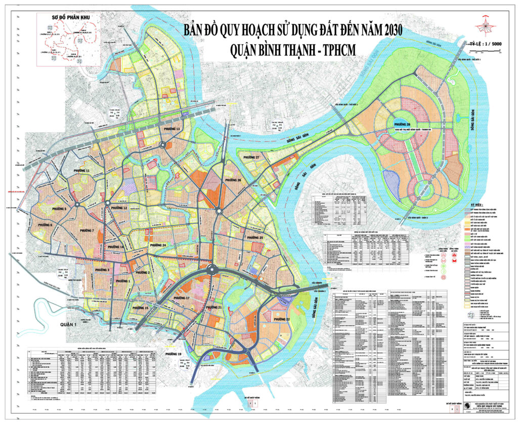 Bản đồ quy hoạch quận Bình Thạnh