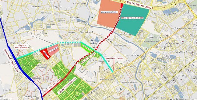 Đường 70 mở rộng sẽ giúp cải thiện vấn đề giao thông đi lại vùng nội thành Hà Nội