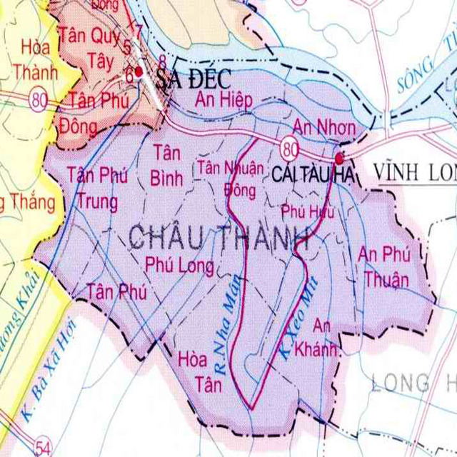 Hướng dẫn tra cứu quy hoạch huyện Châu Thành Kiên Giang