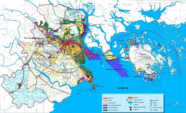 Mục tiêu và tầm nhìn quy hoạch thành phố Hải Phòng, bản đồ quy hoạch chung Hải Phòng