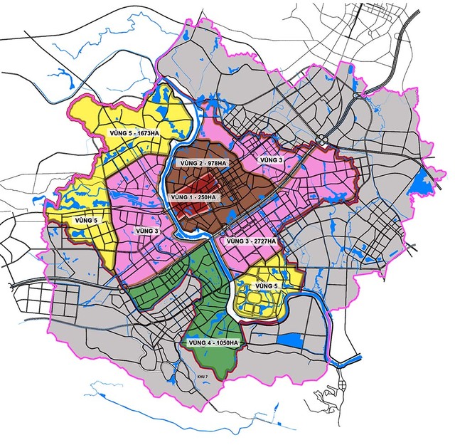 Thông tin quy hoạch đô thị của thành phố Bắc Giang