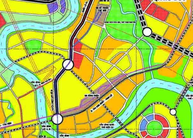 Trong nội dung quy hoạch phường Hiệp Bình Chánh Thủ Đức có nhiều hạng mục liên quan đến giao thông và khu dân cư
