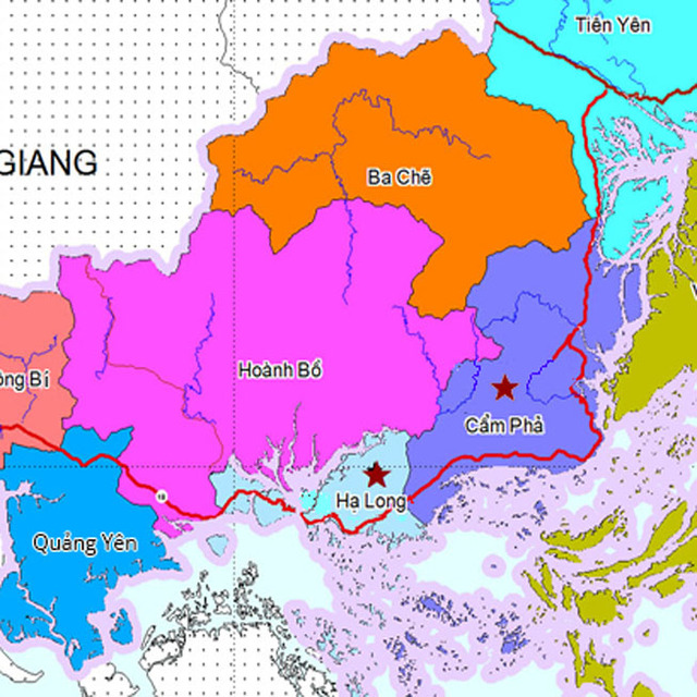 Vị trí và tiếp giáp của huyện Hoành Bồ với các khu vực lân cận khác