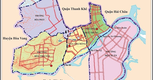 Bản đồ quy hoạch đô thị quận Cẩm Lệ