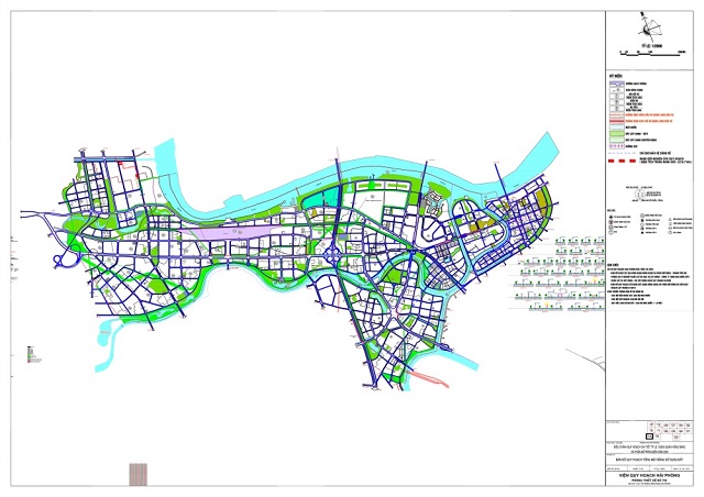 Bản đồ quy hoạch giao thông quận Hồng Bàng