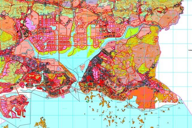 Bản đồ quy hoạch giao thông thành phố Hạ Long