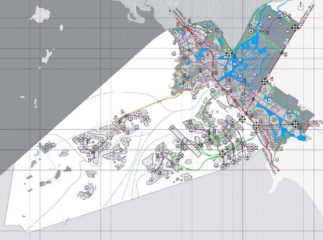 Bản đồ quy hoạch giao thông thành phố Hà Tiên