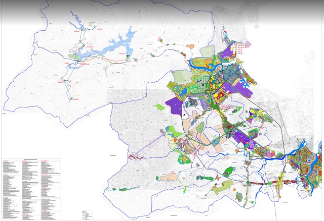 Bản đồ quy hoạch huyện Hòa Vang đến năm 2030 tầm nhìn 2050