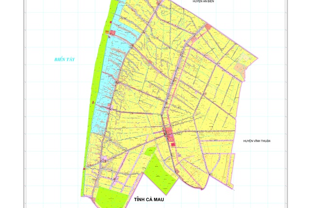 Bản đồ quy hoạch huyện An Minh