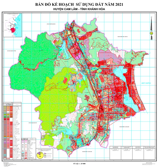 Bản đồ quy hoạch huyện Cam Lâm