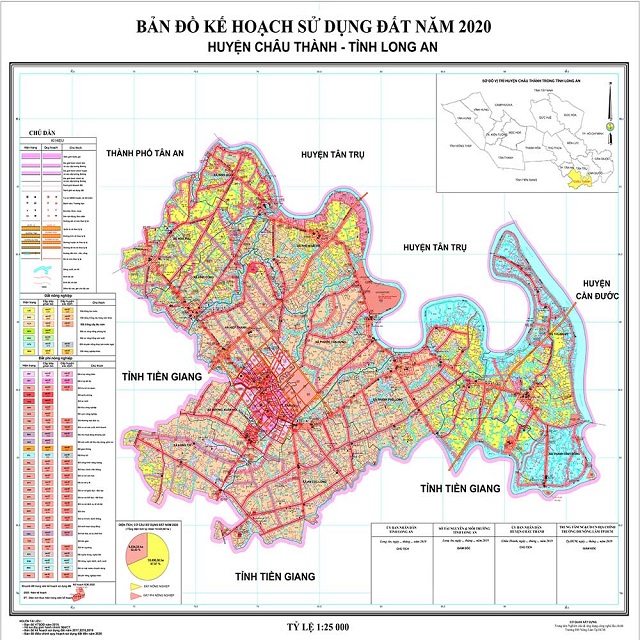 Bản đồ quy hoạch tỉnh Kiên Giang, cụ thể huyện Châu Thành