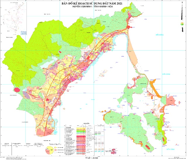 Bản đồ quy hoạch huyện Vạn Ninh