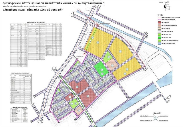 Bản đồ quy hoạch huyện Vĩnh Bảo, Hải Phòng