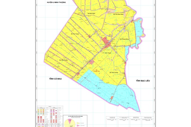 Bản đồ quy hoạch huyện Vĩnh Thuận