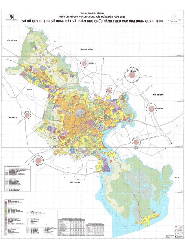 Bản đồ quy hoạch phát triển không gian TP Hồ Chí Minh