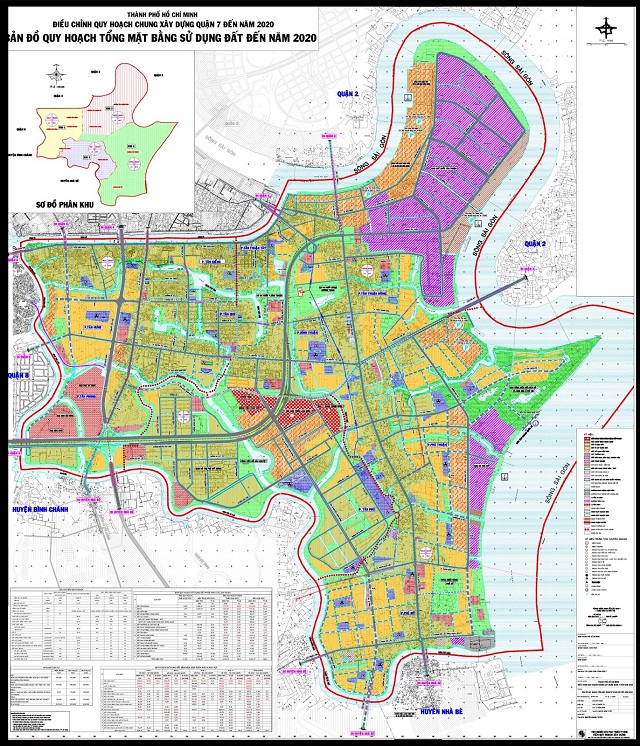 Bản đồ quy hoạch Quận 7