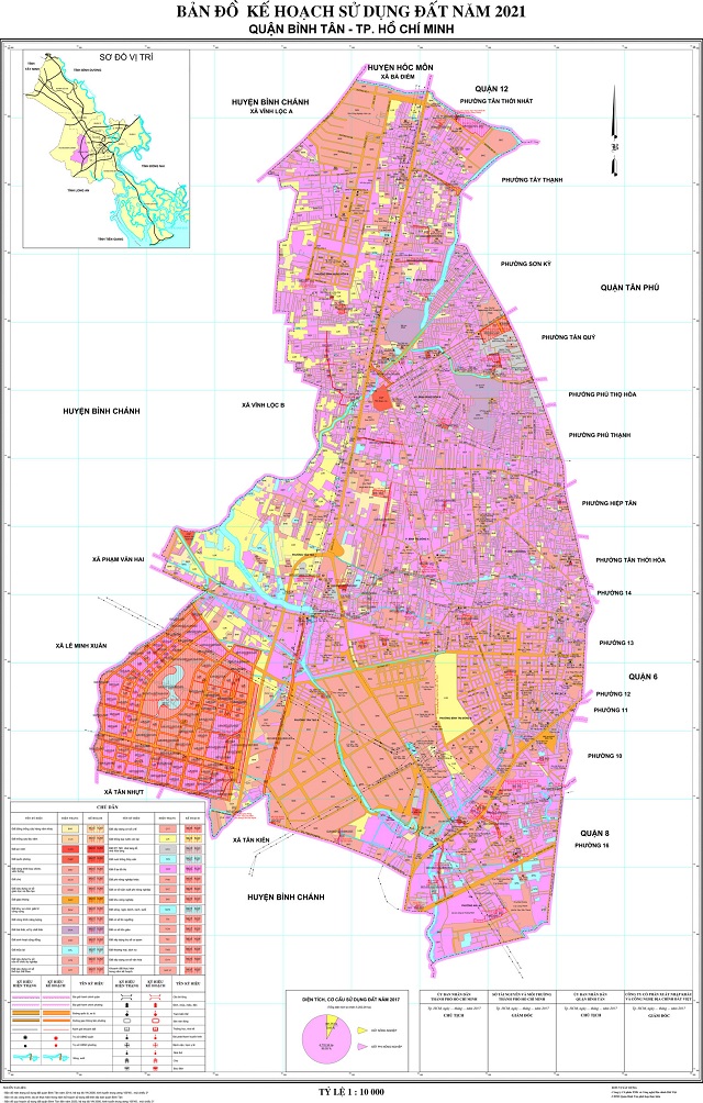 Bản đồ quy hoạch quận Bình Tân