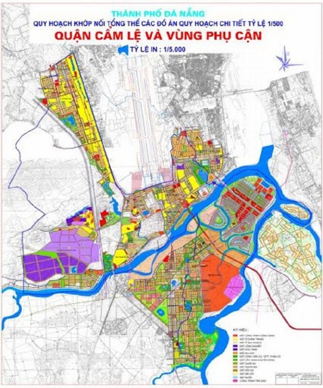 bản đồ quy hoạch quận Cẩm Lệ, Đà Nẵng