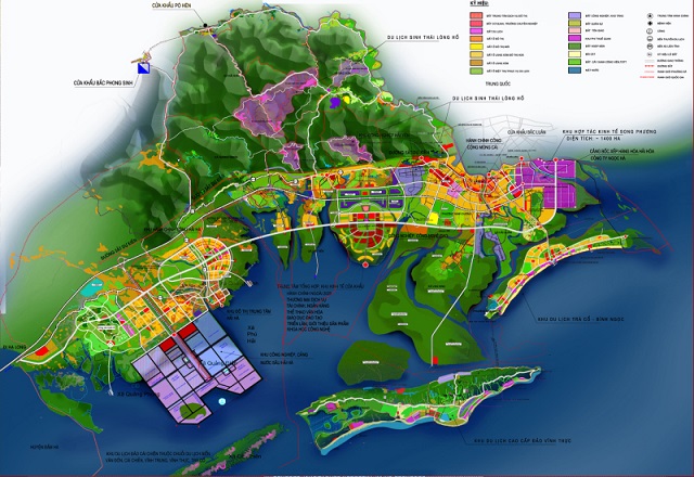 Bản đồ quy hoạch thành phố Hạ Long mới nhất đến năm 2030