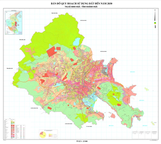 Bản đồ quy hoạch thị xã Ninh Hòa