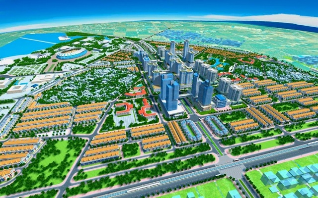 Mô hình dự án khu nhà ở Tiên Phương tại huyện Chương Mỹ