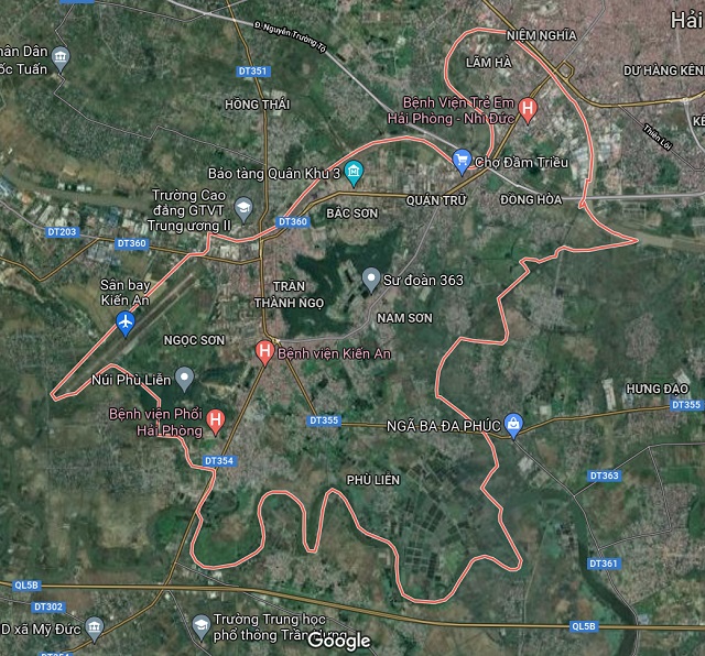 Tra cứu thông tin quy hoạch quận Kiến An trực tuyến