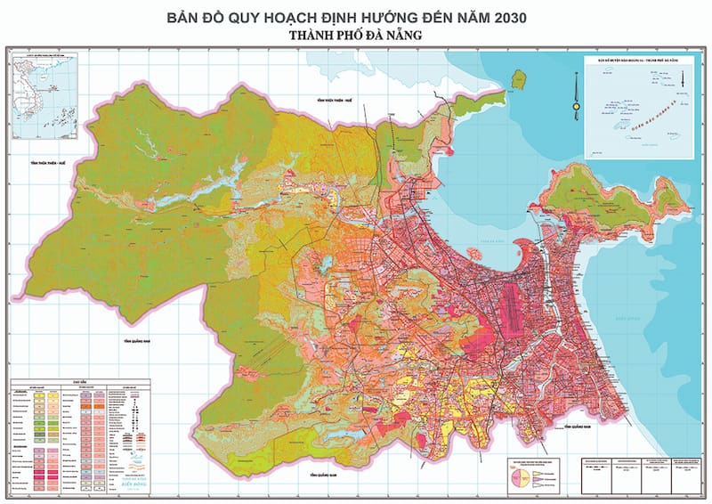 Các loại bản đồ quy hoạch huyện Hoàng Sa 