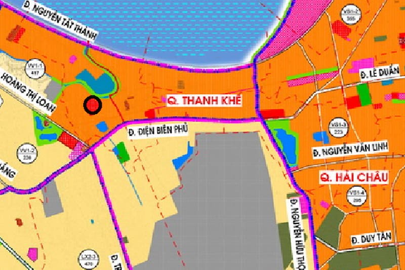 Phạm vi bản đồ quy hoạch quận Thanh Khê, Đà Nẵng
