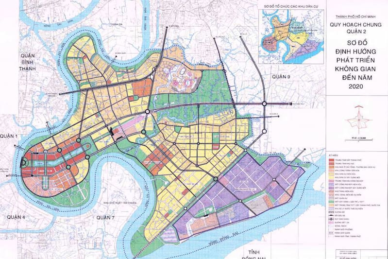 Bản đồ quy hoạch quận 2: Với bản đồ quy hoạch quận 2, bạn có thể dễ dàng tìm hiểu các khu vực đang được quy hoạch mới, từ đó, nắm được thông tin và cơ hội đầu tư, mua bán nhà đất tại khu vực này.