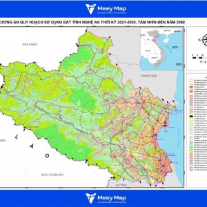 Bản đồ quy hoạch sử dụng đất tỉnh Nghệ An