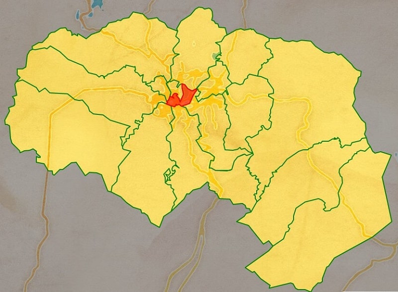 Bản đồ chi tiết của Phường 6 thành phố Đà Lạt