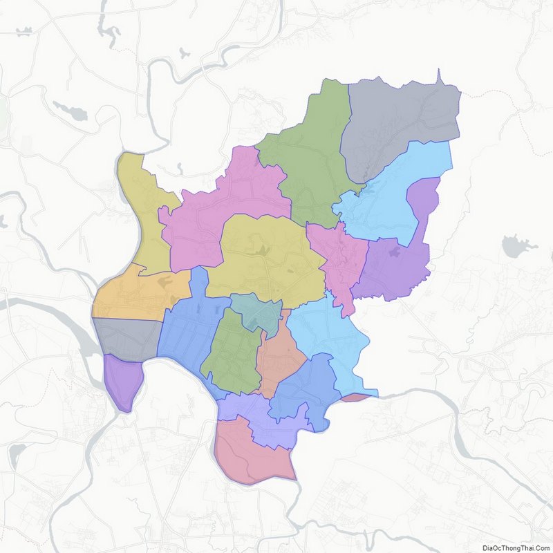 Bản đồ chi tiết Thành phố Chí Linh