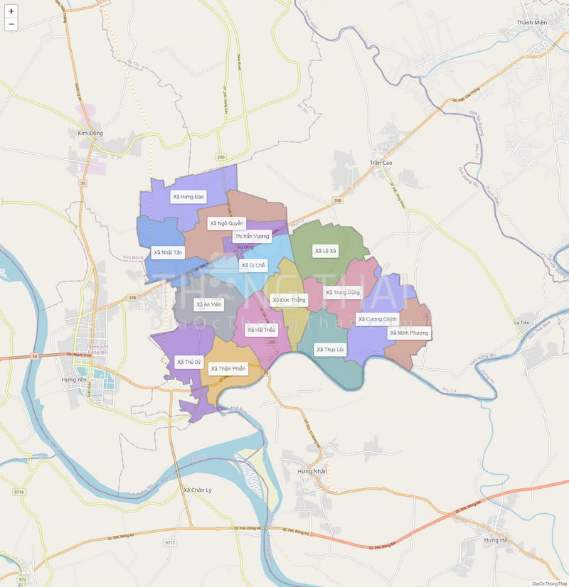 Bản đồ quy hoạch giao thông Hưng Yên năm 2030