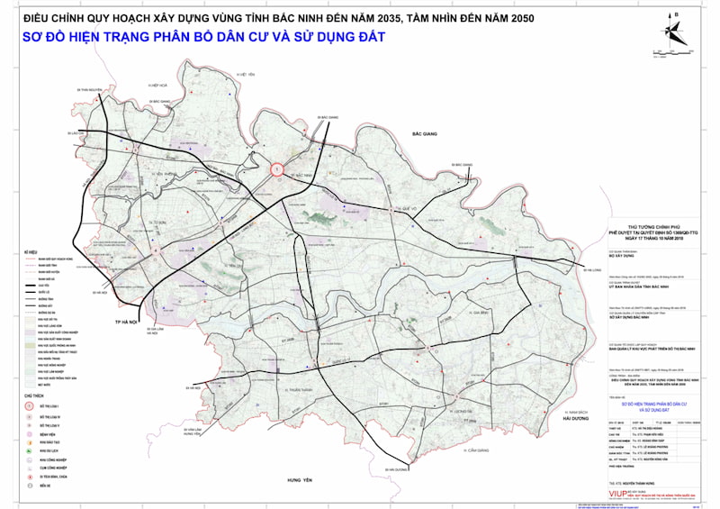 Chi tiết kế hoạch quy hoạch Bắc Ninh đến năm 2030