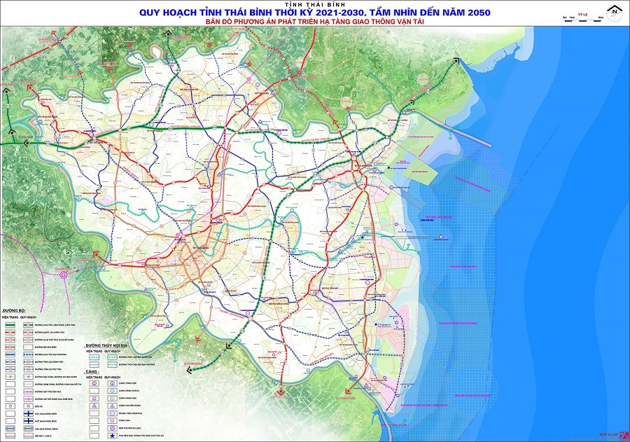 Bản đồ quy hoạch tỉnh Thái Bình